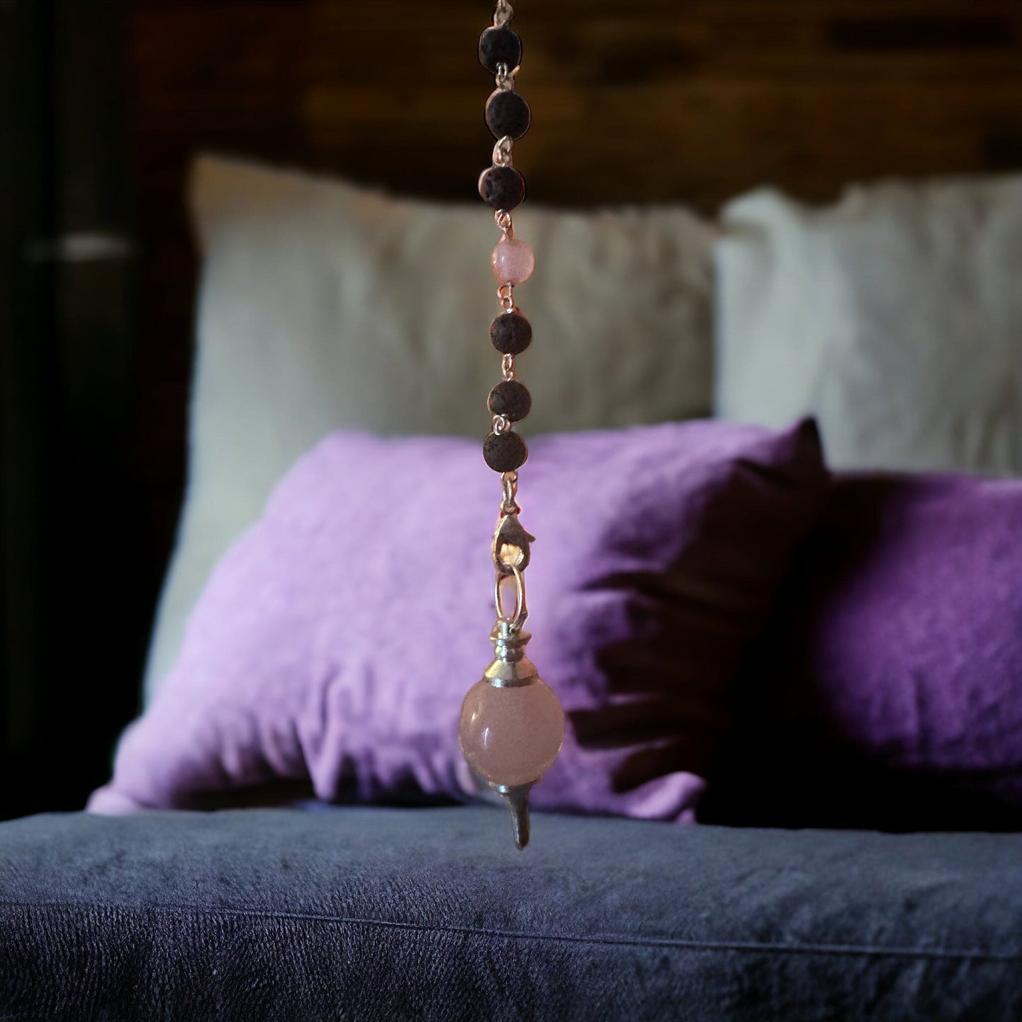 Sephoroton Pendulums with Lava beads