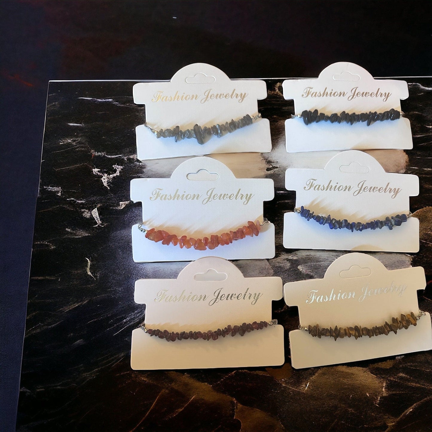 Crystal Chip Bracelets