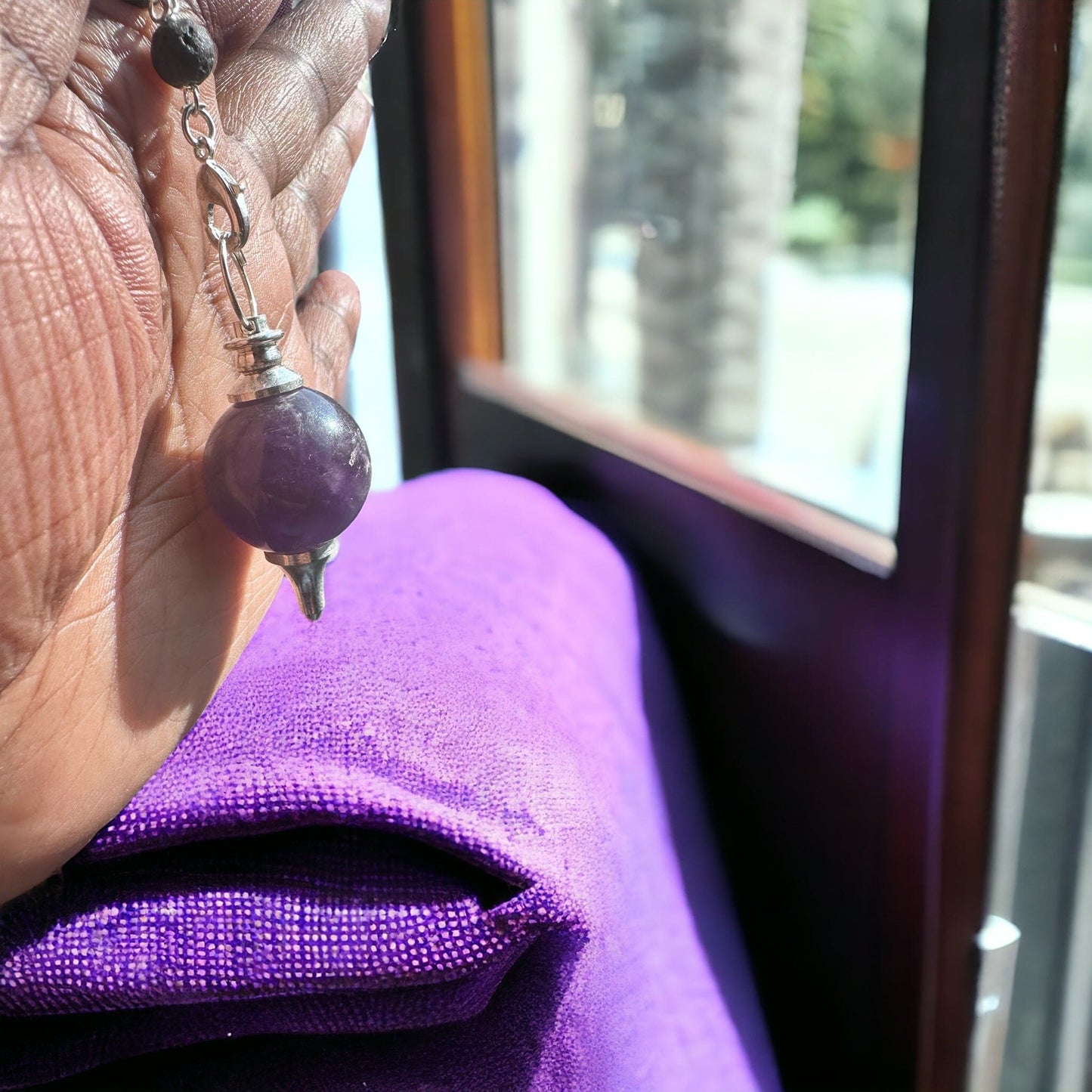 Sephoroton Pendulums with Lava beads