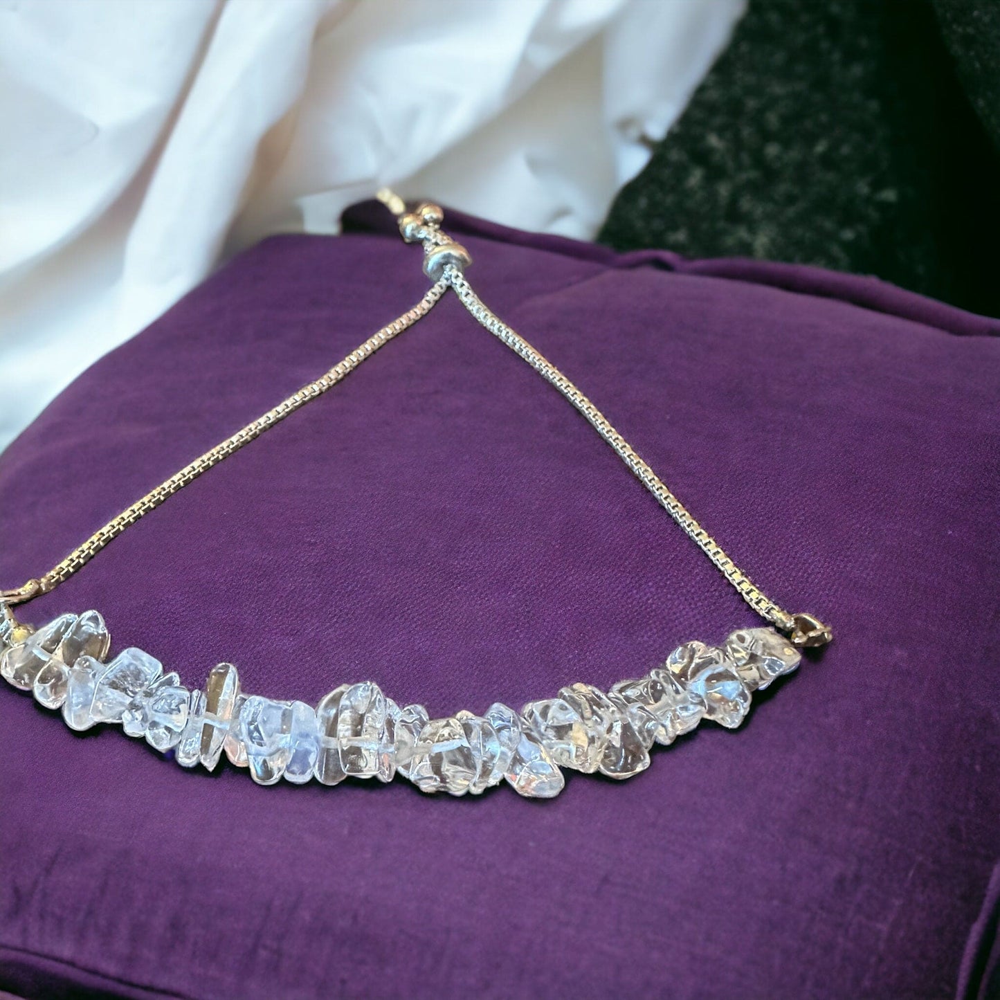 Crystal Chip Bracelets