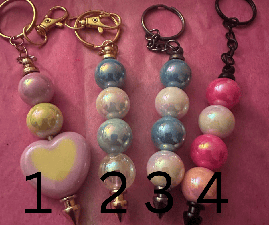 Handmade Beaded Keychains