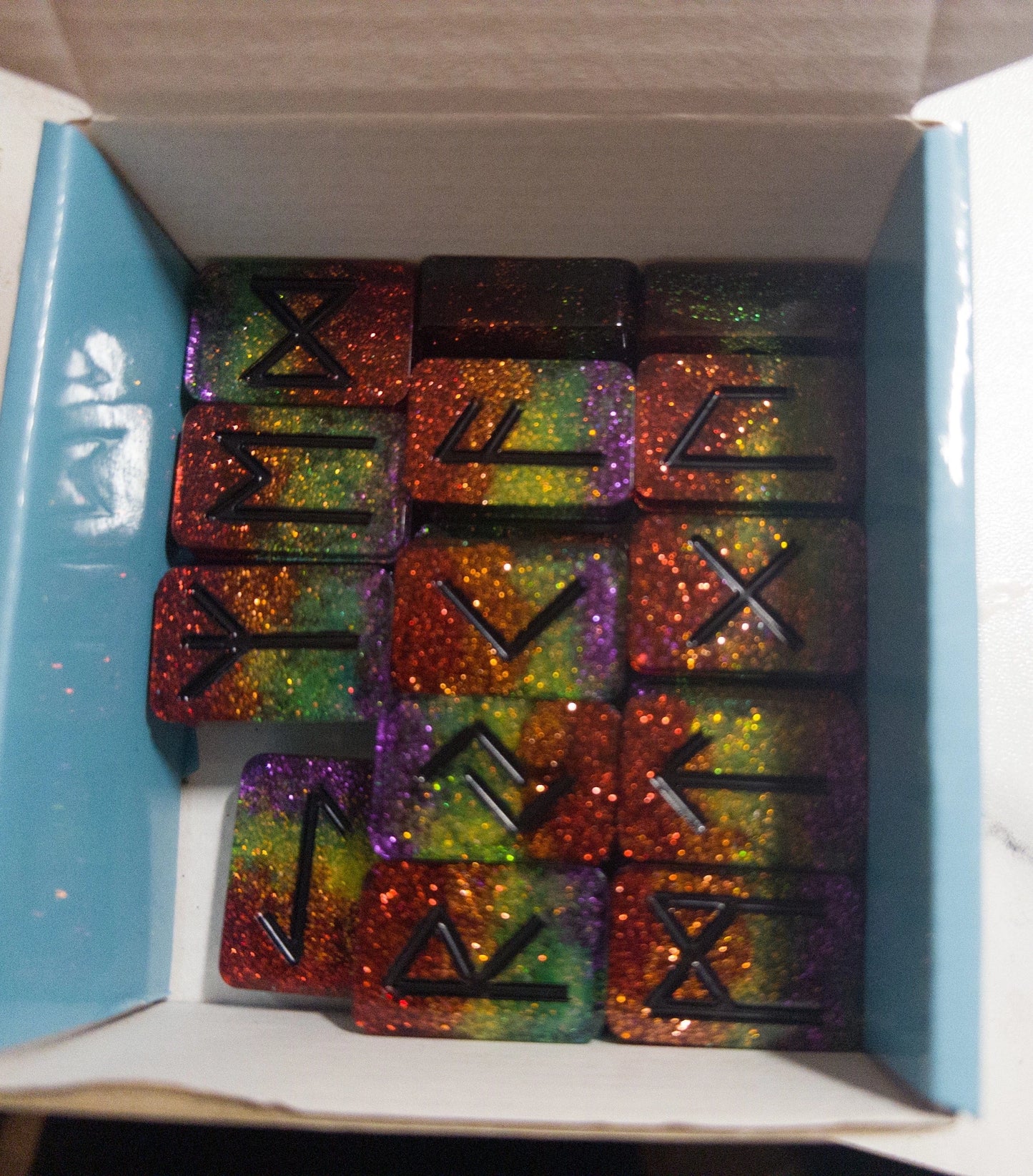 Hand painted Elder Futhark runes