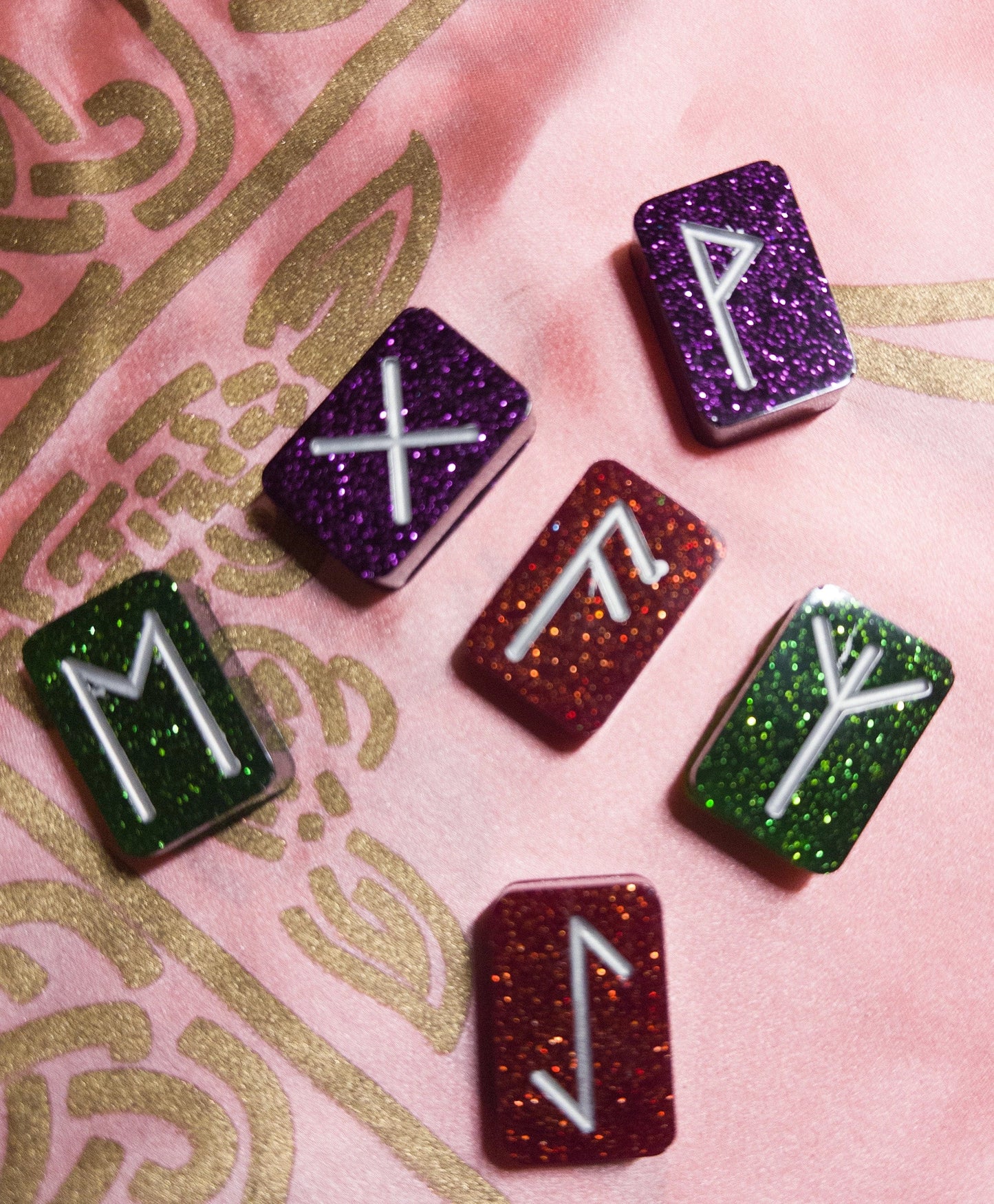 Hand painted Elder Futhark runes