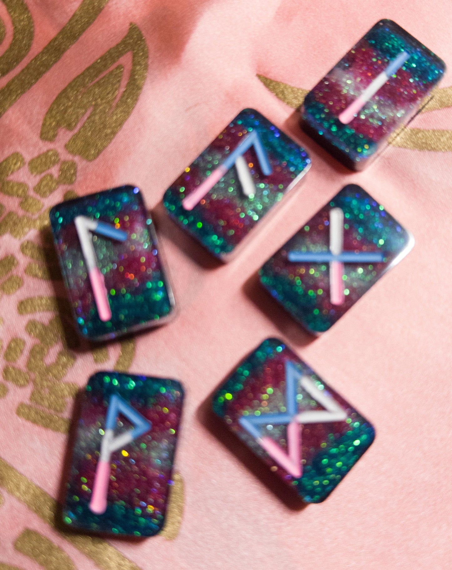 Hand painted Elder Futhark runes