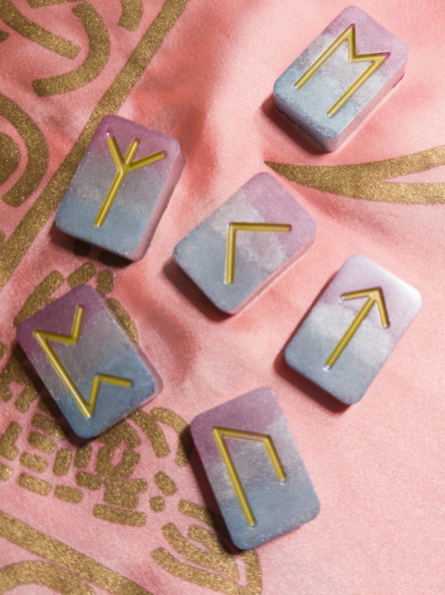 Hand painted Elder Futhark runes