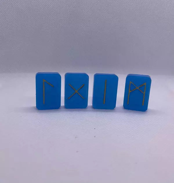 Hand painted Elder Futhark runes