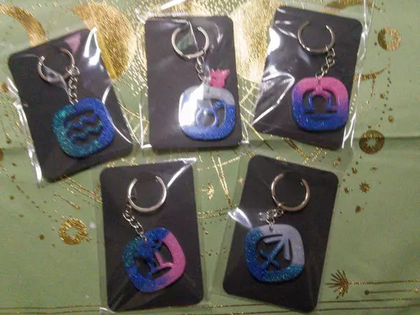 Handmade Zodiac Keychains