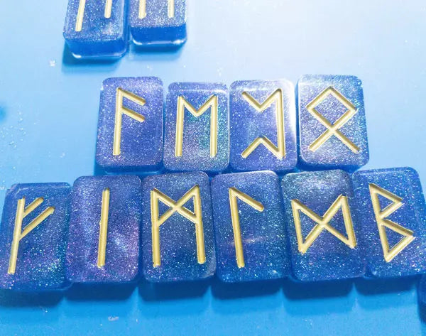 Hand painted Elder Futhark runes