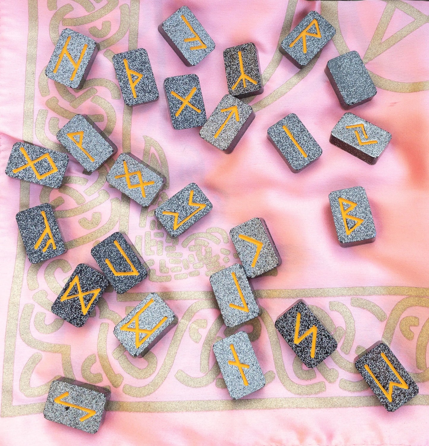 Hand painted Elder Futhark runes