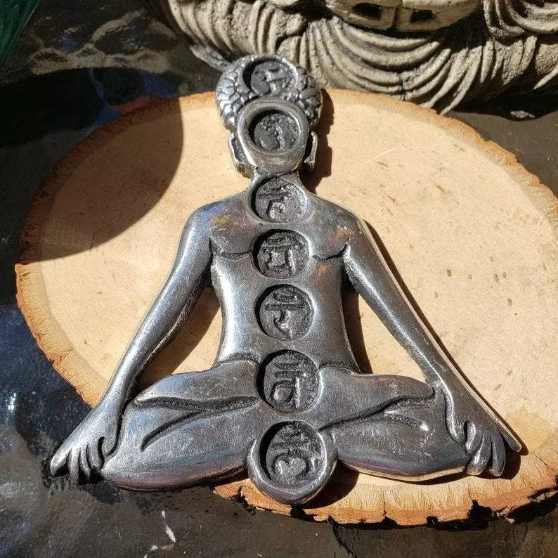 7 Chakra Metal Incense + Large Cone Burner - 7 Chakra
