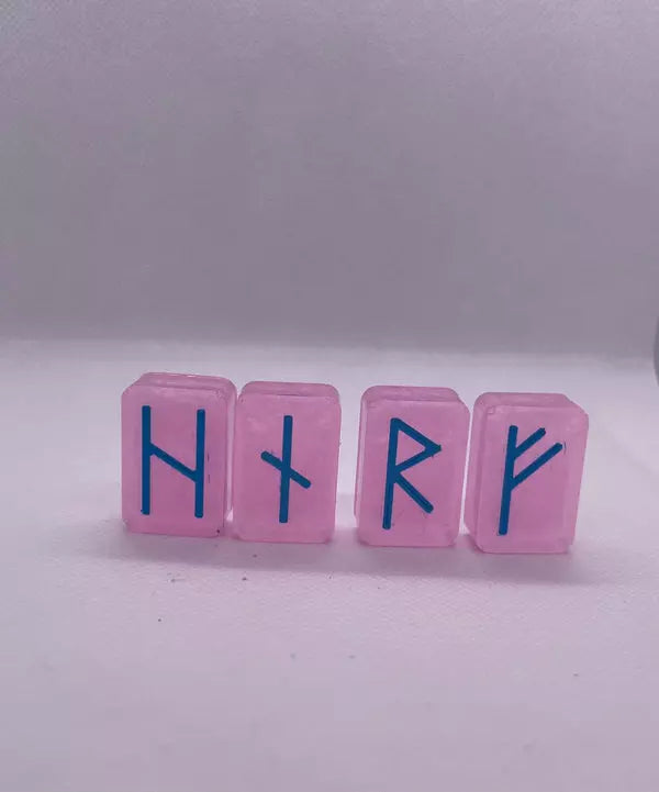 Hand painted Elder Futhark runes