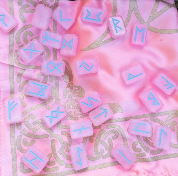Hand painted Elder Futhark runes