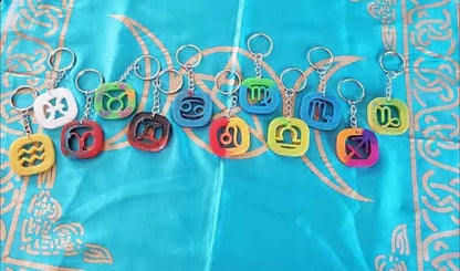 Handmade Zodiac Keychains