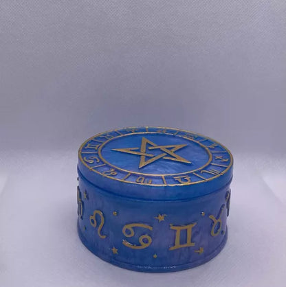 Zodiac Jewelry, trinkets, stash box