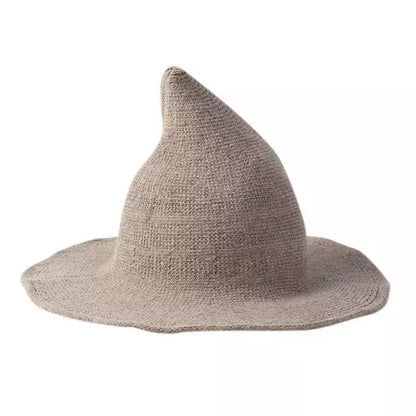 Halloween witch hat Men and Women wool Knit Hat Fashion Solid Hat Girlfriend Gifts Party Fancy Dress Hat